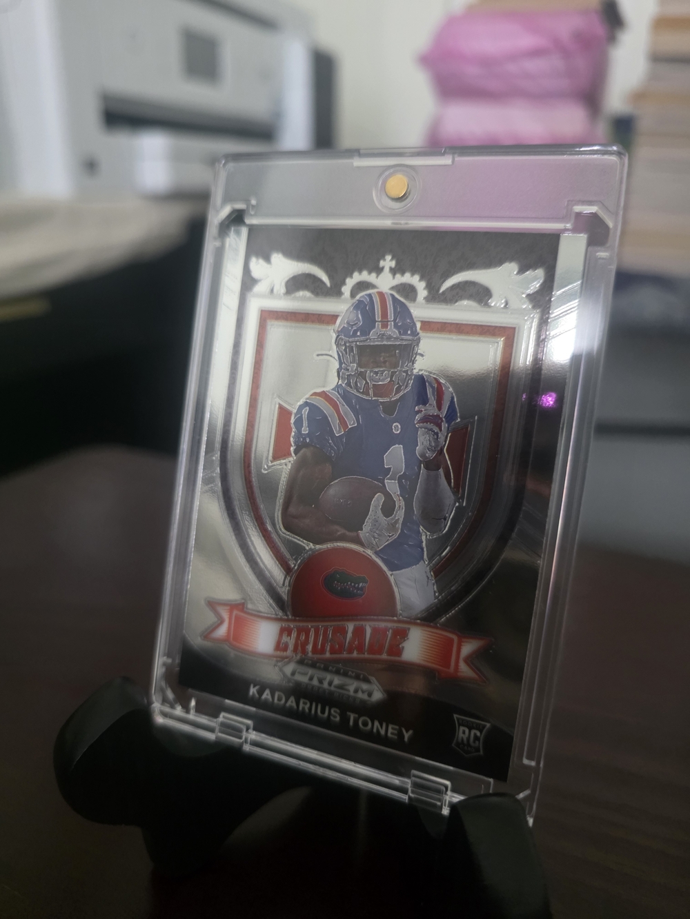 Panini Kids Trading Card - Blue Red Silver Crusade Kadarius Toney (2) Card  Lot.